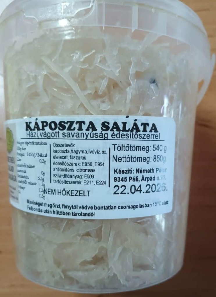 Káposzta saláta 0,85