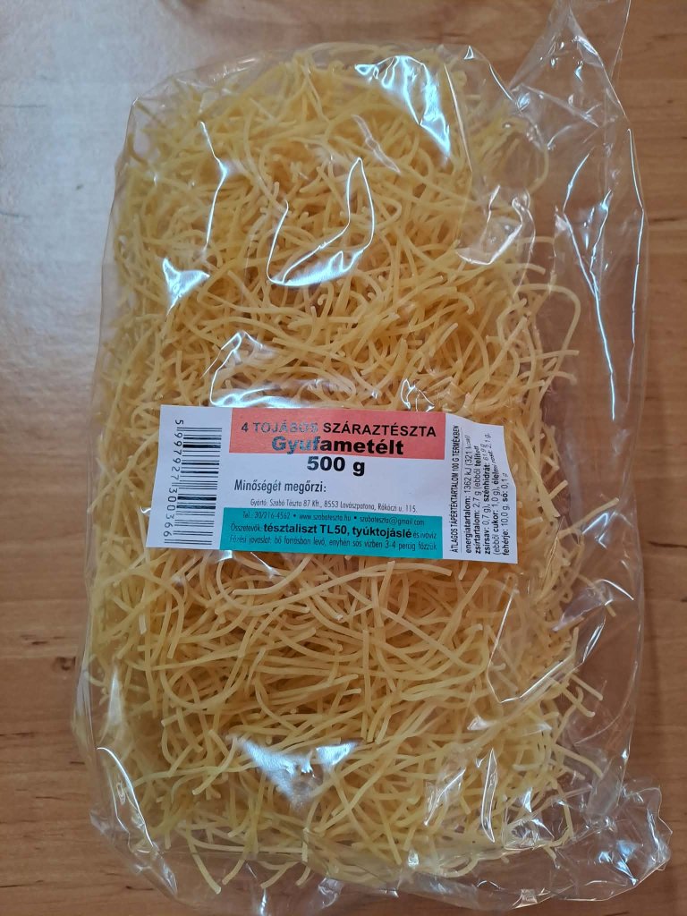 Lovászpatonai Gyufametélt 0,5 Kg